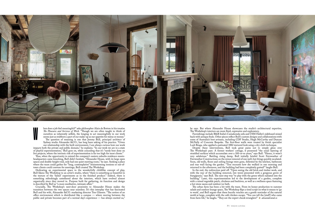Vogue Living March/April Spread.