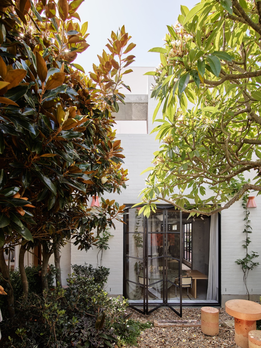 Alexander House Garden and Rear Elevation.