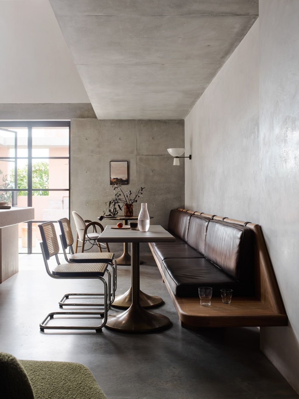 Alexander House Kitchen Banquette.