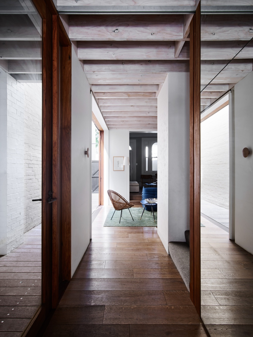 Bondi Junction House Entry Looking to Living Room.