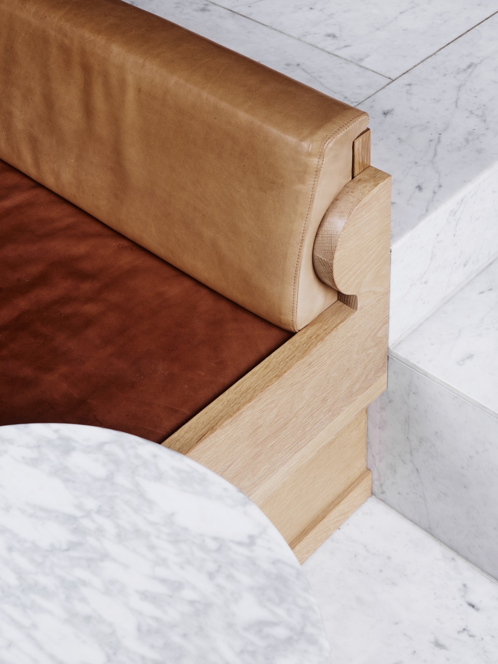 Bondi Junction House Sunken Lounge Timber Detail.