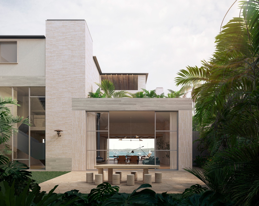 Rear elevation of Rose House.
